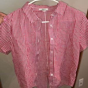 Forever 21 button up plaid top
